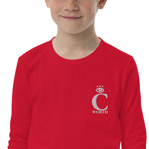 I C WORTH Youth long sleeve tee